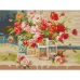 Картина по номерам 40х50 см, ОСТРОВ СОКРОВИЩ 'Свежесть роз', на подрамнике, акриловые краски, 3 кисти, 662465