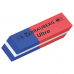 Ластики BRAUBERG 'Ultra' 6 шт., размер ластика 41х14х8 мм, красно-синие, натуральный каучук, 229599.