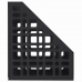 Лоток вертикальный для бумаг BRAUBERG 'MAXI Plus', 240 мм, 3 отделения, сетчатый, сборный, черный, 237013