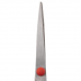 Ножницы STAFF EVERYDAY, 150 мм, бюджет, резиновые вставки, черно-красные, ПВХ чехол, 237497.