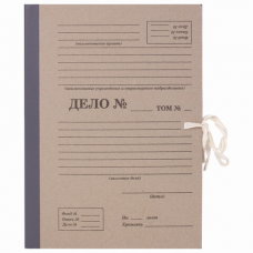 Папка архивная для переплета &#039;Форма 21&#039; 120 мм, с механизмом для скоросшивания, завязки, STAFF, 112171