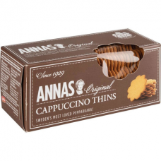 Печенье песочное капучино тонкое ANNAS &#039;Cappuccino Thins&#039; (Швеция), 150 г