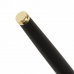 Ручка бизнес-класса перьевая BRAUBERG Brioso, СИНЯЯ, корпус черный с золотистыми деталями, линия письма 0,25 мм, 143467