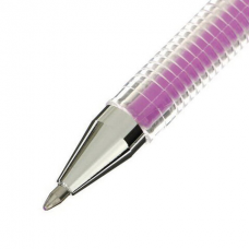 Ручка гелевая CROWN &#039;Hi-Jell Pastel&#039;, ФИОЛЕТОВАЯ ПАСТЕЛЬ, 0,8 мм, линия письма 0,5 мм, HJR-500P