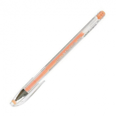 Ручка гелевая CROWN &#039;Hi-Jell Pastel&#039;, ОРАНЖЕВАЯ ПАСТЕЛЬ, узел 0,8 мм, линия письма 0,5 мм, HJR-500P