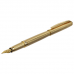 Ручка подарочная перьевая GALANT 'VERSUS', корпус золотистый, детали золотистые, узел 0,8 мм, синяя, 143528