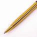 Ручка подарочная шариковая GALANT 'ARROW GOLD', корпус черный/золотистый, детали золотистые, узел 0,7 мм, синяя, 143523