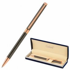 Ручка подарочная шариковая GALANT &#039;ASTRON BRONZE&#039;, корпус металлический, детали розовое золото, узел 0,7 мм, синяя, 143524