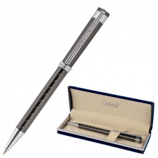 Ручка подарочная шариковая GALANT &#039;MARINUS&#039;, корпус оружейный металл, детали хром, узел 0,7 мм, синяя, 143509