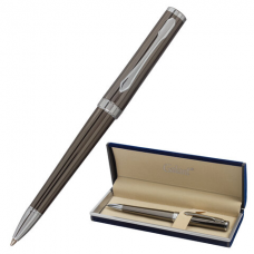 Ручка подарочная шариковая GALANT &#039;PASTOSO&#039;, корпус оружейный металл, детали хром, узел 0,7 мм, синяя, 143516