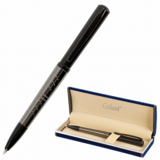 Ручка подарочная шариковая GALANT &#039;PUNCTUM&#039;, корпус черный/оружейный металл, детали черные, узел 0,7 мм, синяя, 143521