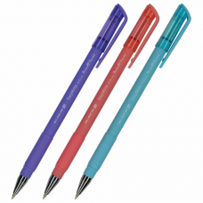 Ручка шариковая BRUNO VISCONTI &#039;EasyWrite&#039;, СИНЯЯ, &#039;Joy&#039;, корпус ассорти, узел 0,5 мм, линия письма 0,3 мм, 20-0044