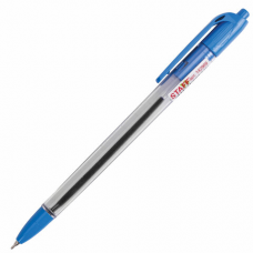 Ручка шариковая масляная автоматическая STAFF &#039;EVERYDAY&#039;, СИНЯЯ, узел 0,7 мм, линия письма 0,35 мм, 142969