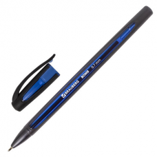 Ручка шариковая масляная BRAUBERG &#039;BOMB GT&#039;, СИНЯЯ, прорезиненный сине-черный корпус, узел 0,7 мм, линия письма 0,35 мм, 143345