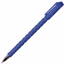Ручка шариковая масляная BRAUBERG &#039;Orient&#039;, СИНЯЯ, корпус синий, узел 0,7 мм, линия письма 0,35 мм, 142999