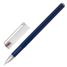 Ручка шариковая масляная BRAUBERG &#039;Oxet&#039;, СИНЯЯ, корпус синий, игольчаиый узел 0,7 мм, линия письма 0,35 мм, 143002