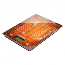 Весы кухонные SCARLETT SC-KS57P19, электронный дисплей, максимальный вес 8 кг, тарокомпенсация, стекло